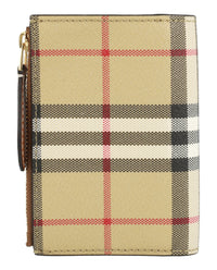Burberry Burberry Womens LS Small Check Bifold Wallet DFC