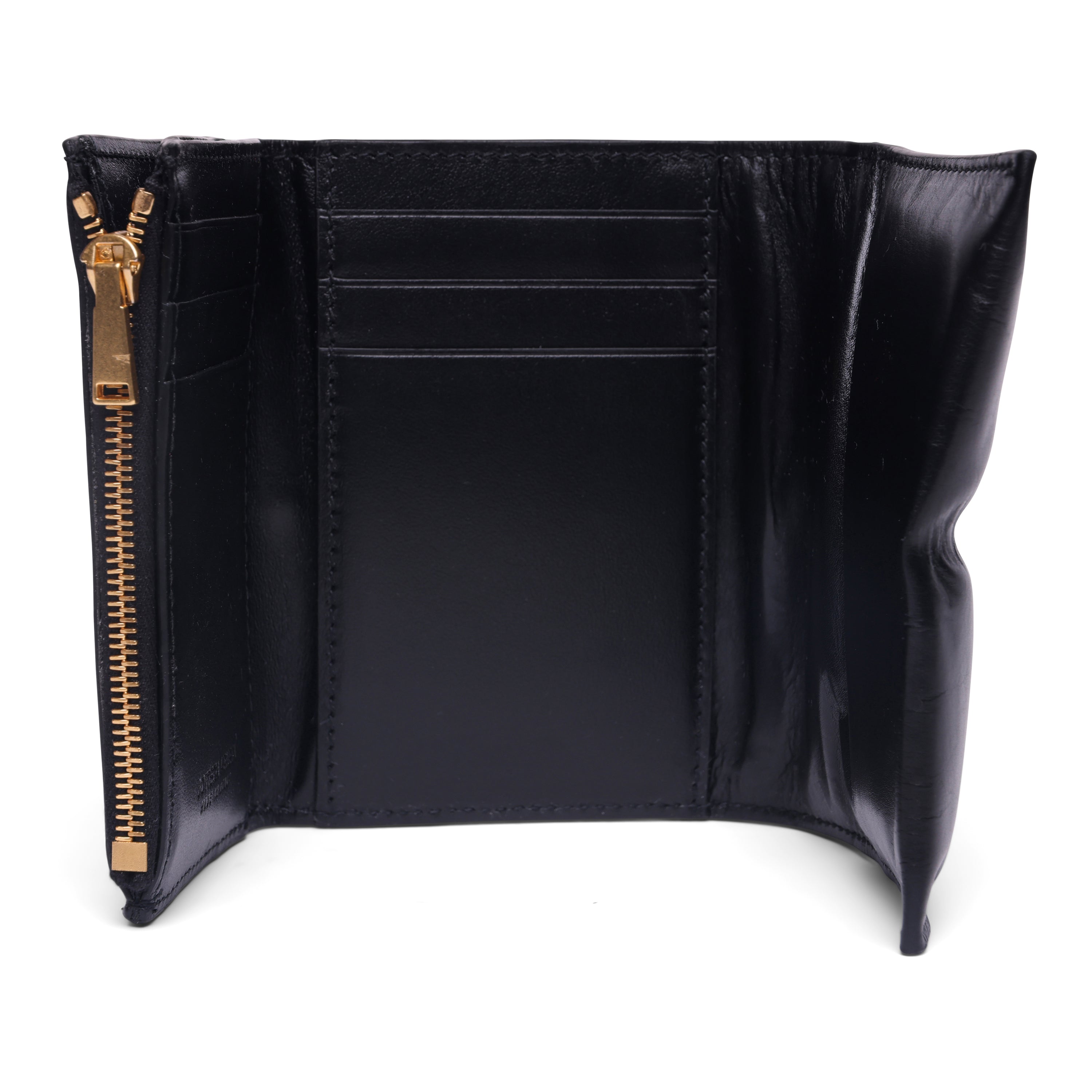 Bottega Veneta Bottega Veneta Black Leather Wallet