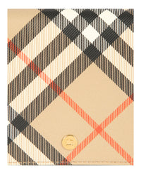 Burberry Burberry Womens LS Large Check Chain Strap Wallet