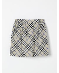 Burberry Check Mini Skirt Kids Green