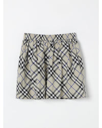 Burberry Check Mini Skirt Kids Green