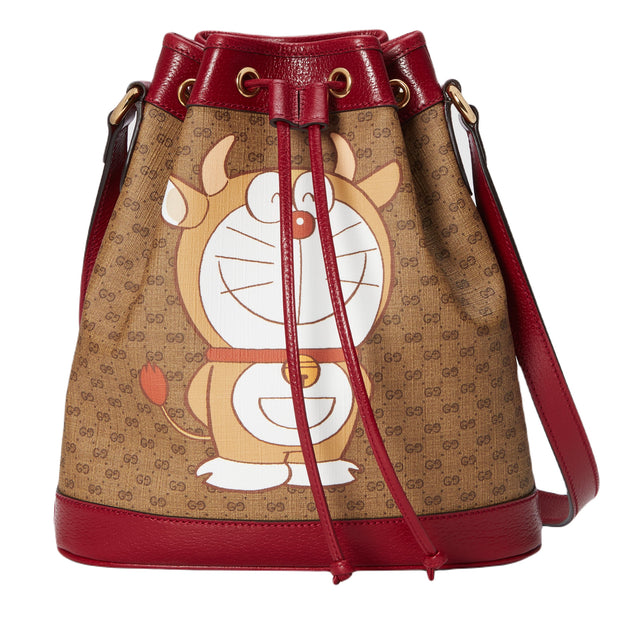 Gucci Doraemon Printed Bucket Bag
