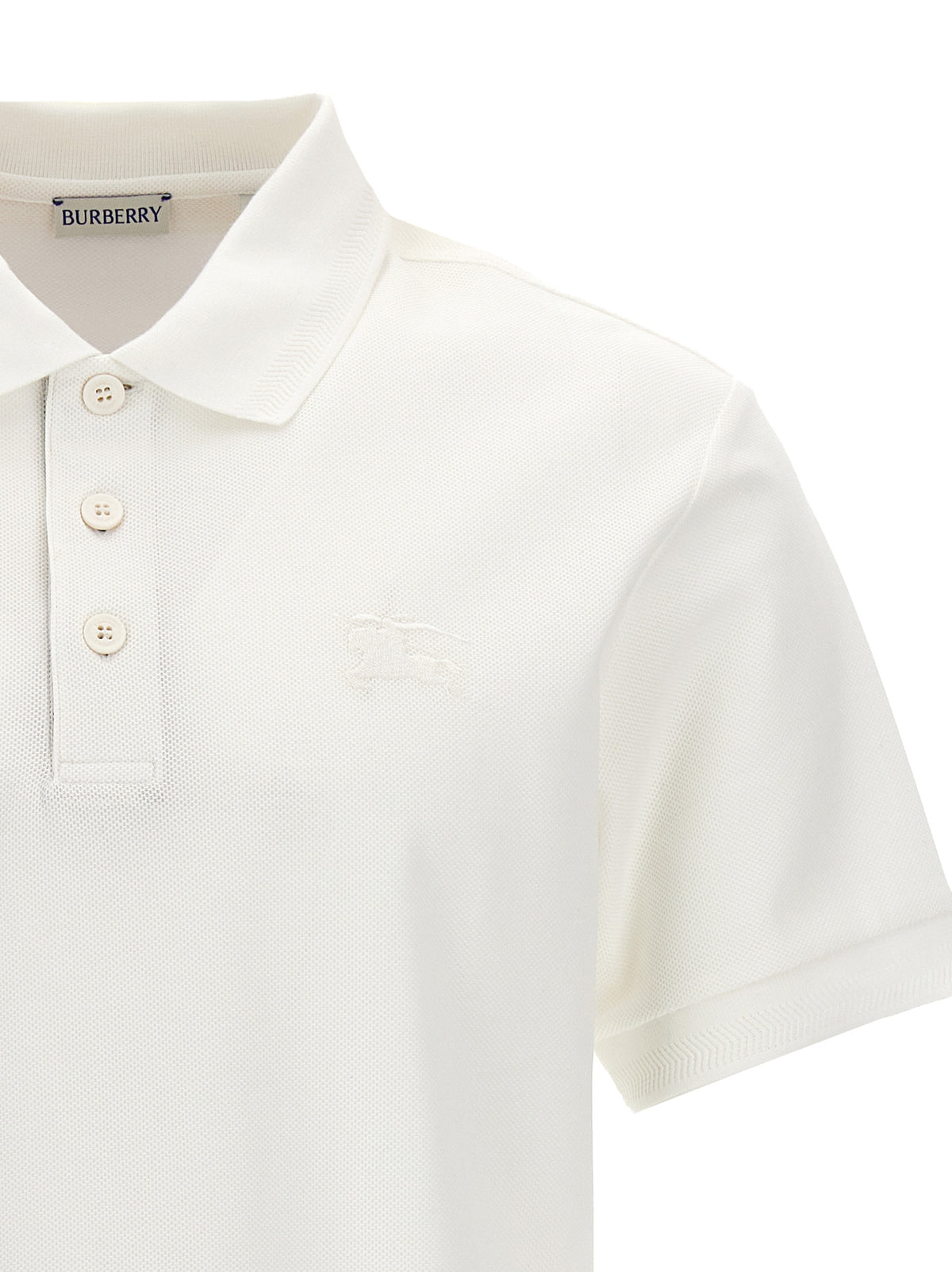 BURBERRY Burberry Men Logo Embroidery Polo Shirt