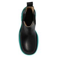 Bottega Veneta Contrast Sole Platform Ankle Boots