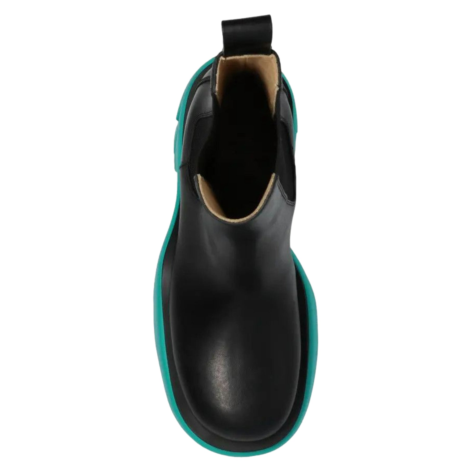 Bottega Veneta Contrast Sole Platform Ankle Boots