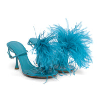 Bottega Veneta 100Mm Dot Feather-Detailed Sandals