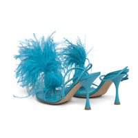 Bottega Veneta 100Mm Dot Feather-Detailed Sandals