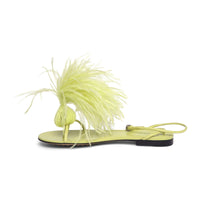 Bottega Veneta Feather-Embellished Sandals