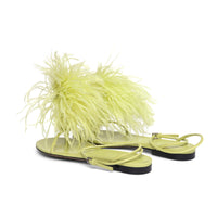 Bottega Veneta Feather-Embellished Sandals