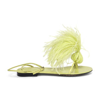 Bottega Veneta Feather-Embellished Sandals