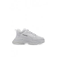Balenciaga Triple S Fur Sneakers