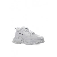 Balenciaga Triple S Fur Sneakers