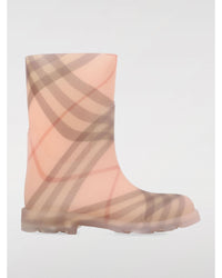 Burberry Check Print Rain Boots Kids Footwear Pink Shoes