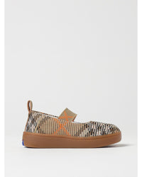 Burberry Tessa Knit Mary Jane Shoes Kids Beige