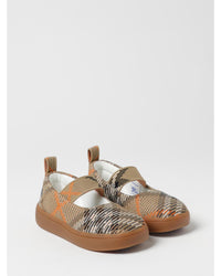 Burberry Tessa Knit Mary Jane Shoes Kids Beige