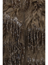 BRUNELLO CUCINELLI Brunello Cucinelli Women Mohair-Blend Sequin Zip Cardigan