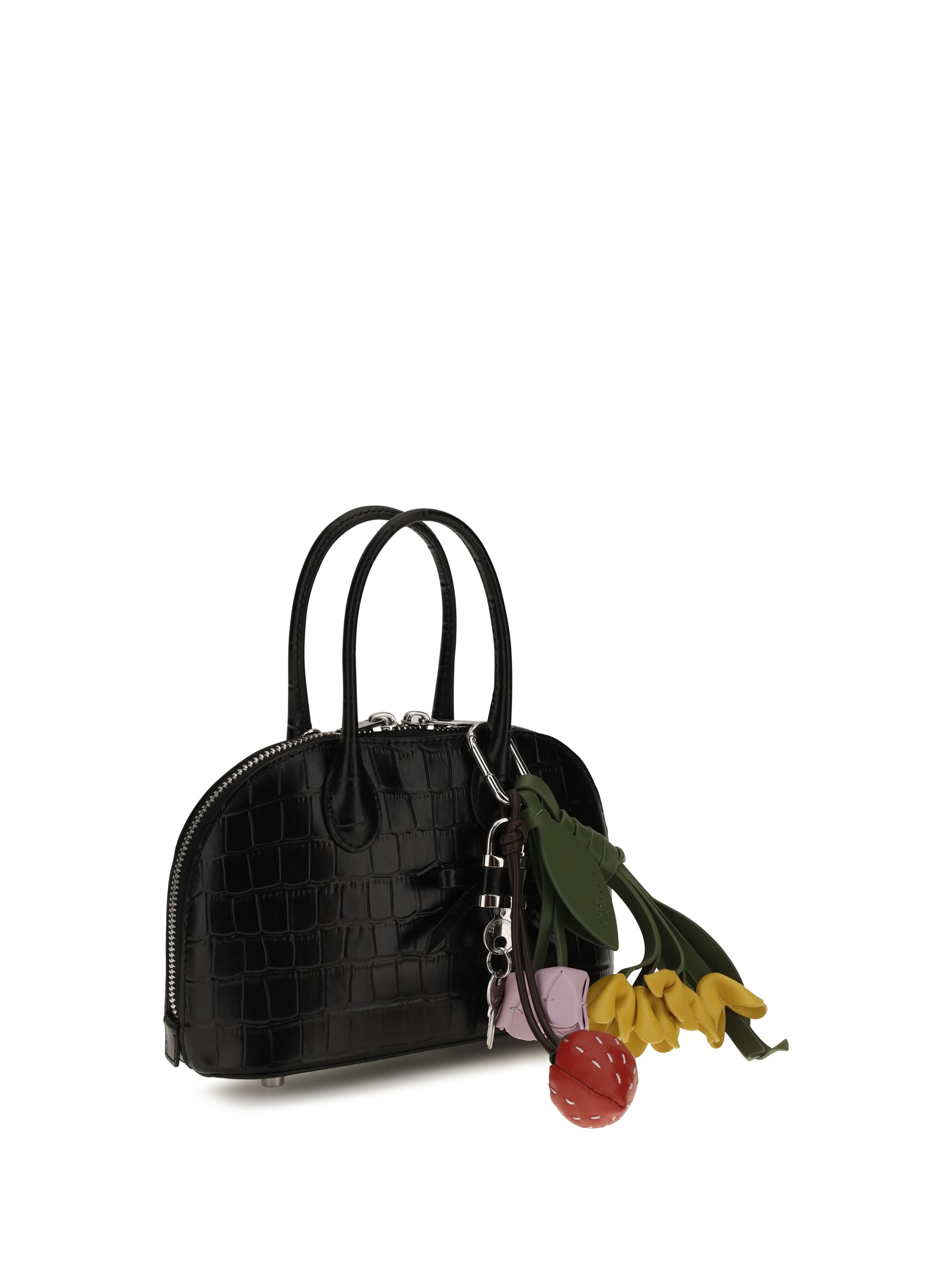 SELF-PORTRAIT Self-Portrait Women Toast Crocodile-Effect Leather Handbag