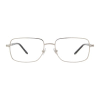 Montblanc Eyeglasses Square Full Rim, Gold Frame and Clear Demo Lenses Lens MB0072O003