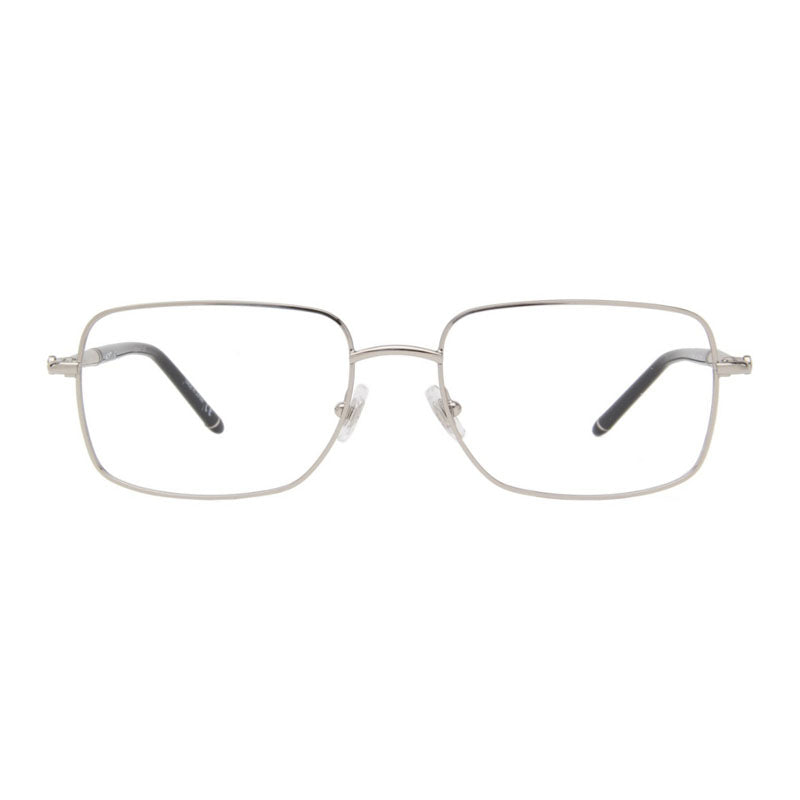 Montblanc Eyeglasses Square Full Rim, Gold Frame and Clear Demo Lenses Lens MB0072O003