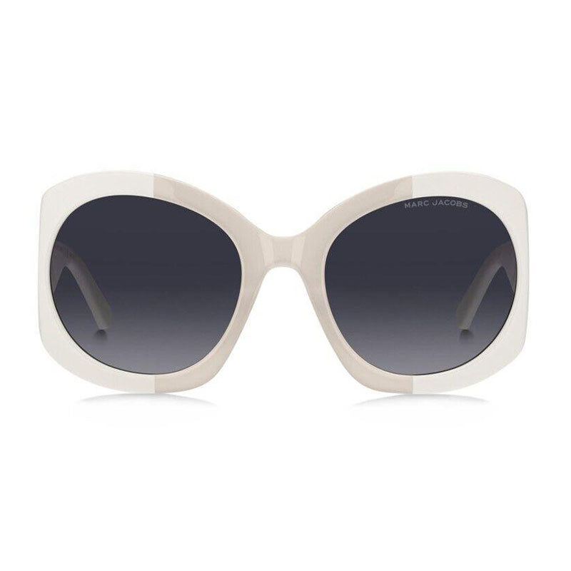 Marc Jacobs Sunglasses Butterfly Full Rim, Ivory Frame and Grey Azure Gradient Lens MARC722/S0SZJGB