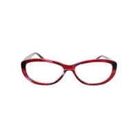 Tom Ford Tom Ford Eyeglasses Oval Full Rim, Transparent Stripped Red Frame and Clear Demo Lenses Lens FT5226068