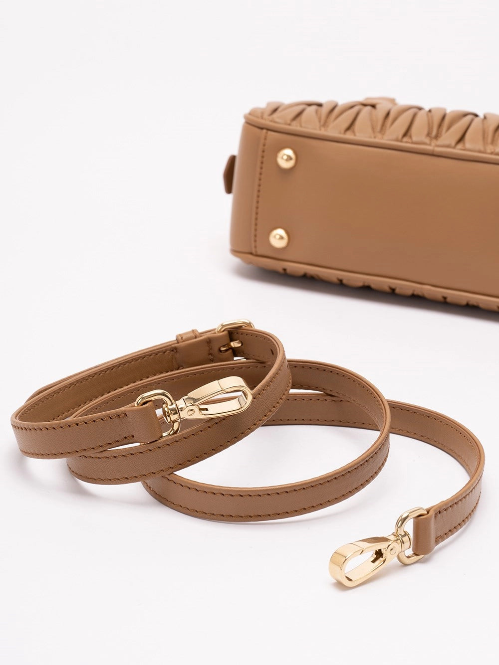 Miu Miu Women `Arcadie` Matelassé Nappa Leather Bag
