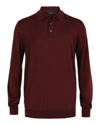 Slowear Mens Zanone Flex Wool Slim-Fit Polo