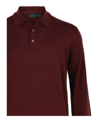Slowear Mens Zanone Flex Wool Slim-Fit Polo