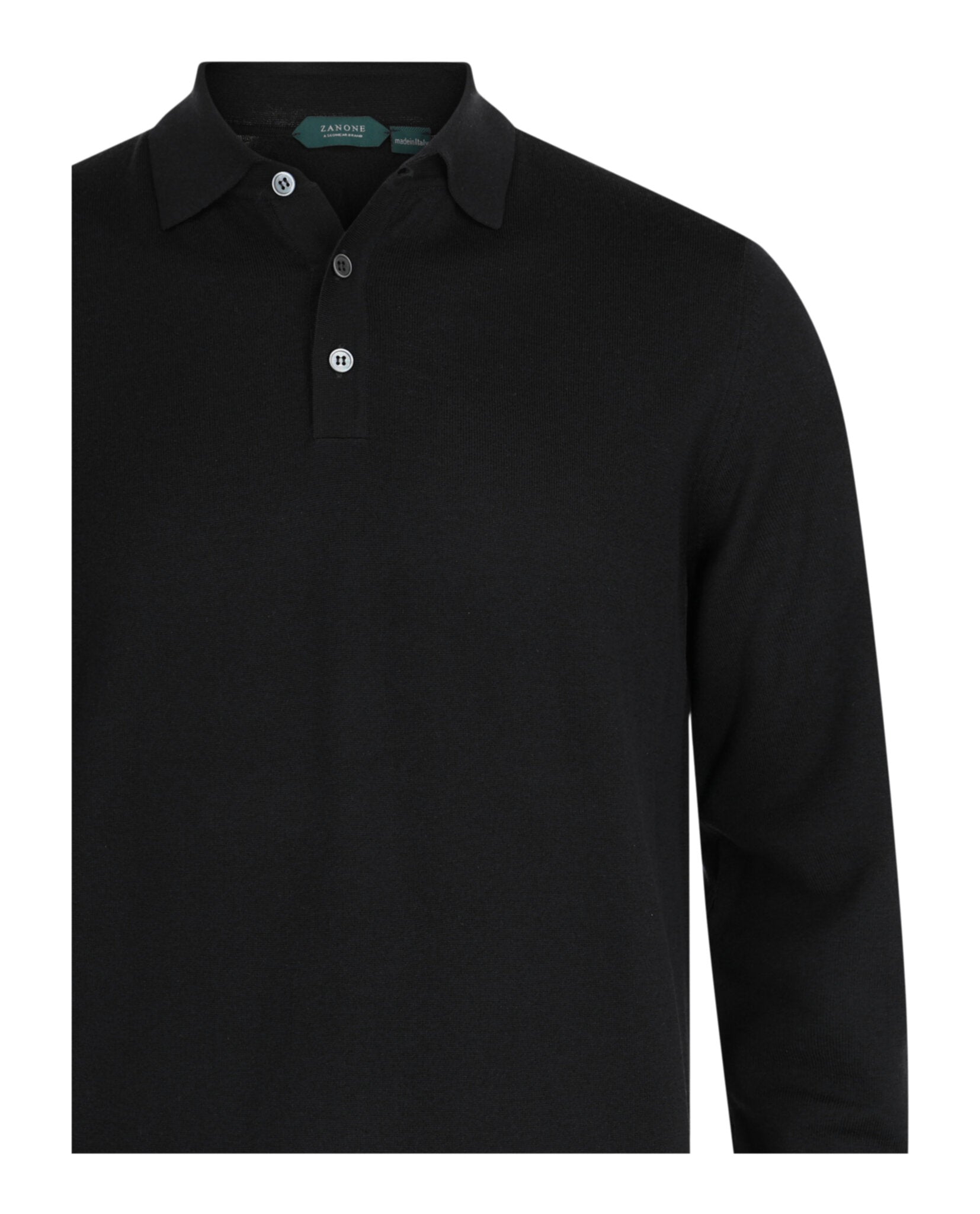 Slowear Mens Zanone Flex Wool Slim-Fit Polo
