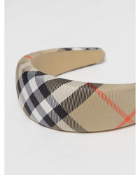 Burberry Check Headband Hair Accessory Kids Beige Hairbands