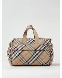 Burberry CheckPattern Diaper Bag Kids Beige Blanket Sets