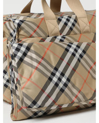 Burberry CheckPattern Diaper Bag Kids Beige Blanket Sets