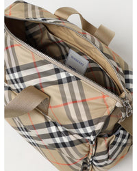 Burberry CheckPattern Diaper Bag Kids Beige Blanket Sets