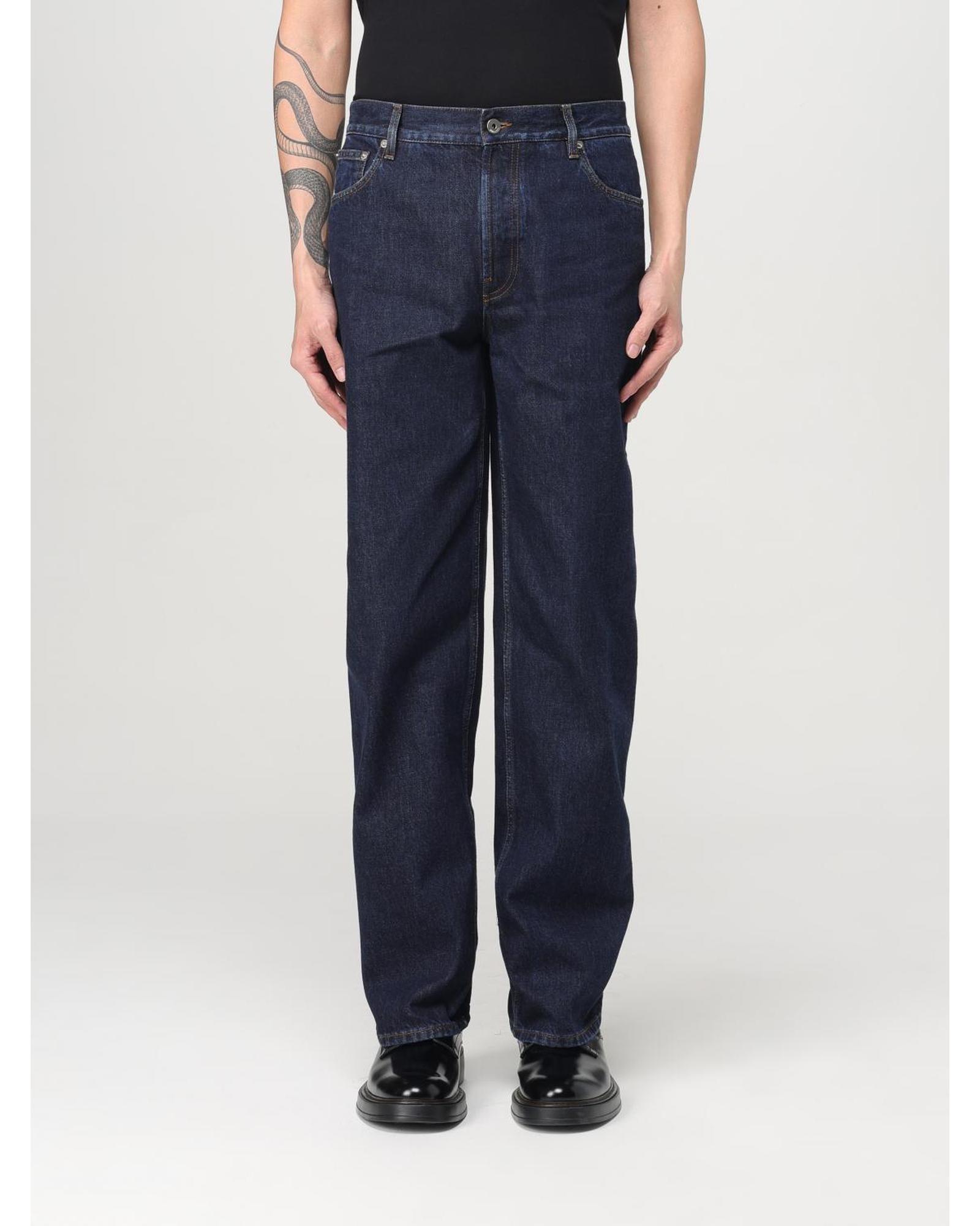 Burberry Straight Leg Jeans Men Blue
