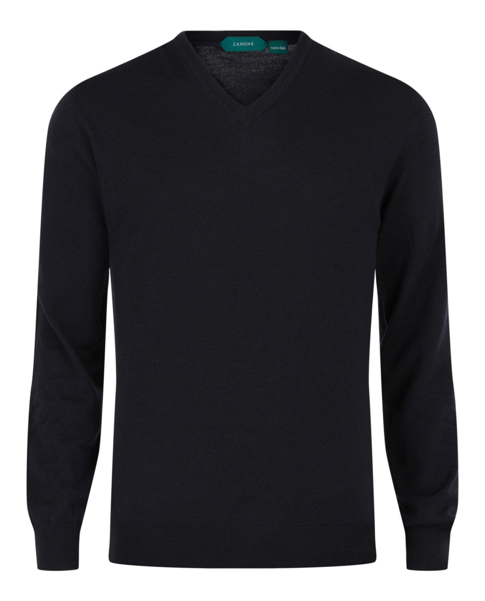 Slowear Mens Zanone V-Neck Wool Blend Sweater
