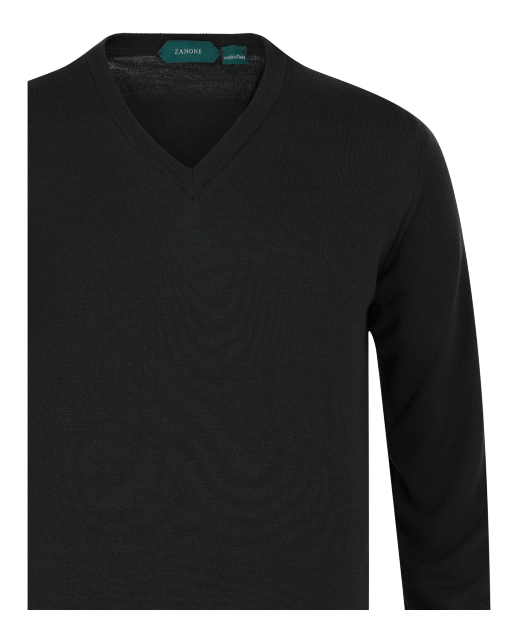 Slowear Mens Zanone V-Neck Wool Blend Sweater