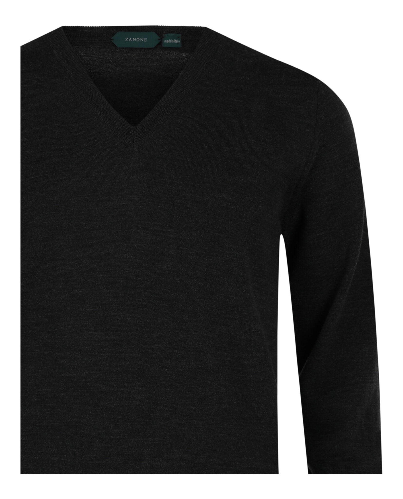 Slowear Mens Zanone V-Neck Wool Blend Sweater