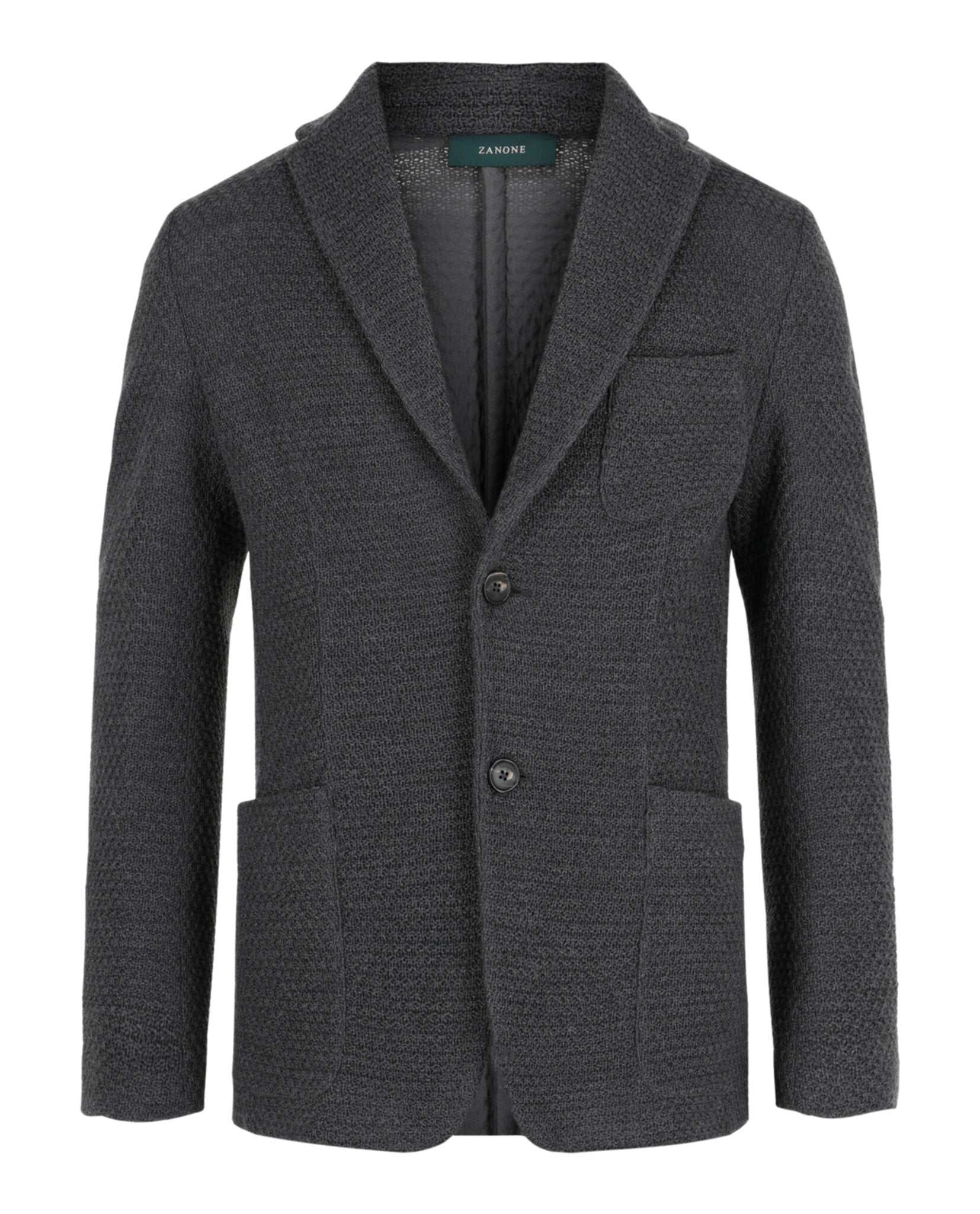 Slowear Mens Zanone Single-Breasted Slim Fit Wool Blazer