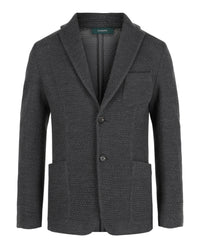 Slowear Mens Zanone Single-Breasted Slim Fit Wool Blazer