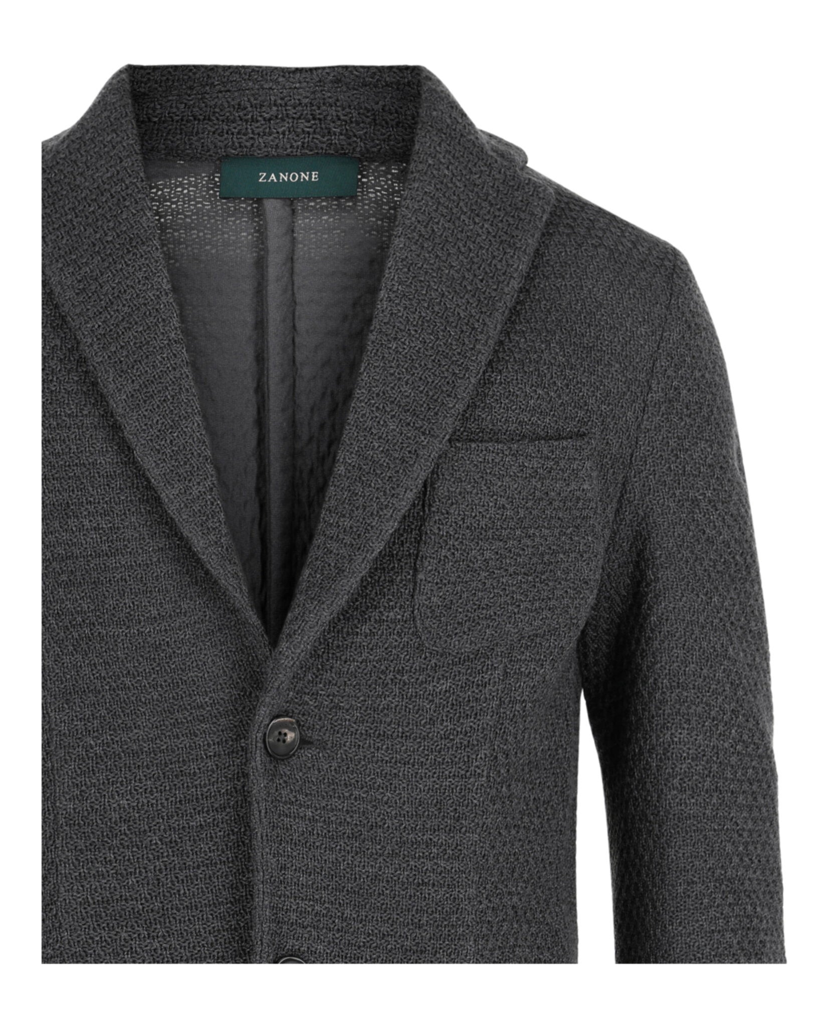 Slowear Mens Zanone Single-Breasted Slim Fit Wool Blazer