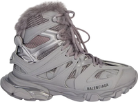 Balenciaga Track Hike Faux Fur-Lined Sneakers 'Grey'