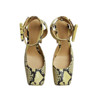 Bottega Veneta Tower Snakeskin-Print Pumps