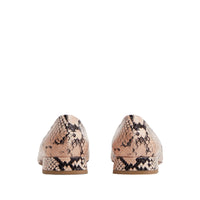 Bottega Veneta Tower Python-Print Ballerina Shoes