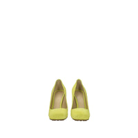 Bottega Veneta Square-Toe Block-Heel Pumps