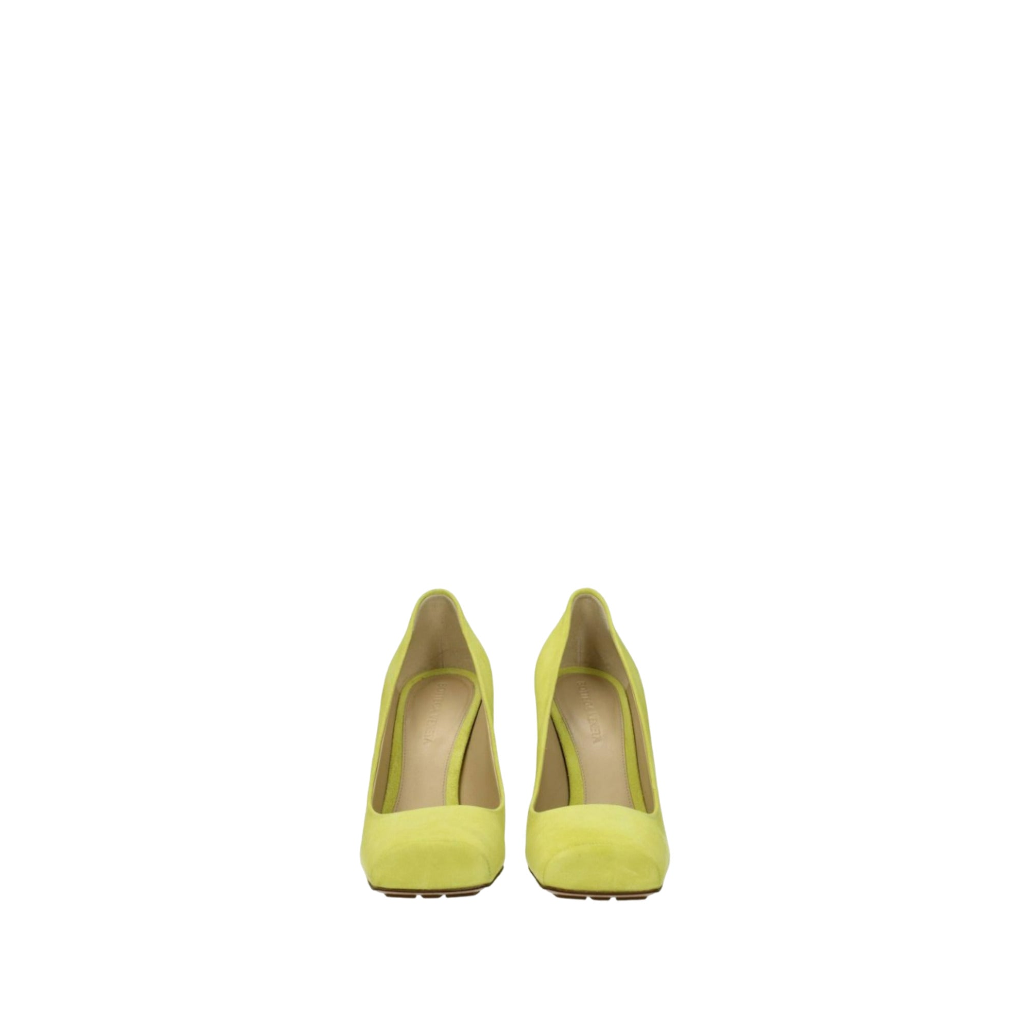 Bottega Veneta Square-Toe Block-Heel Pumps