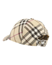 Burberry Burberry Womens MH ESS Check Baseball Hat