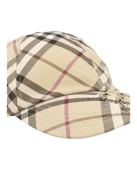 Burberry Burberry Womens MH ESS Check Baseball Hat
