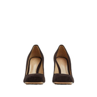 Bottega Veneta Square-Toe Block-Heel Pumps