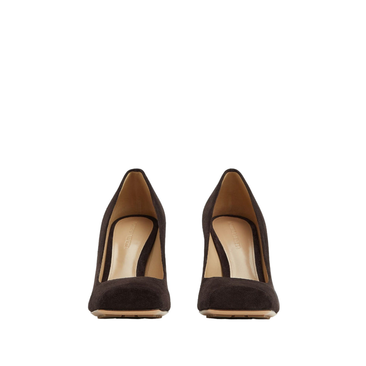 Bottega Veneta Square-Toe Block-Heel Pumps