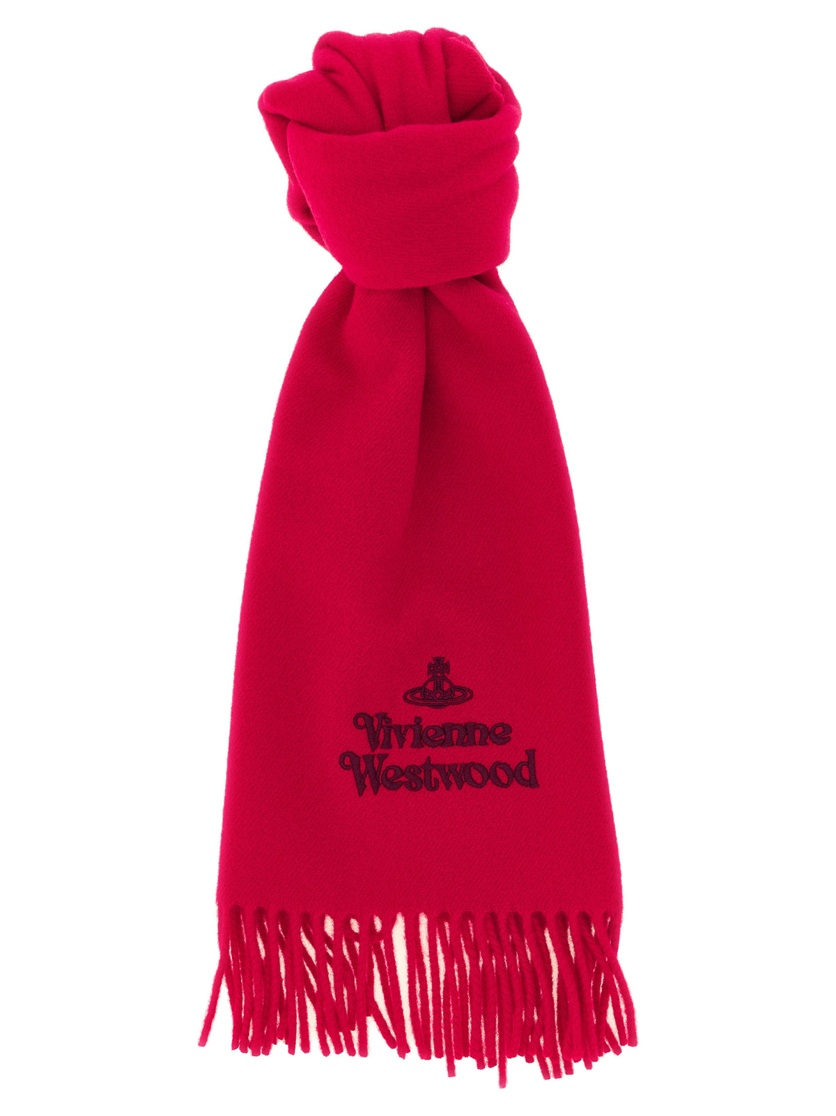 VIVIENNE WESTWOOD Vivienne Westwood Women Scarf With Embroidered Logo